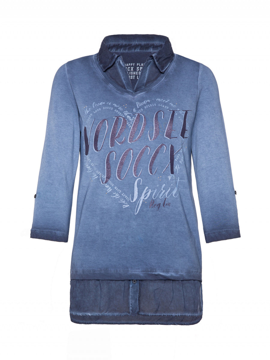 Soccx Meerliebe II 3/4 Ärmel Shirt