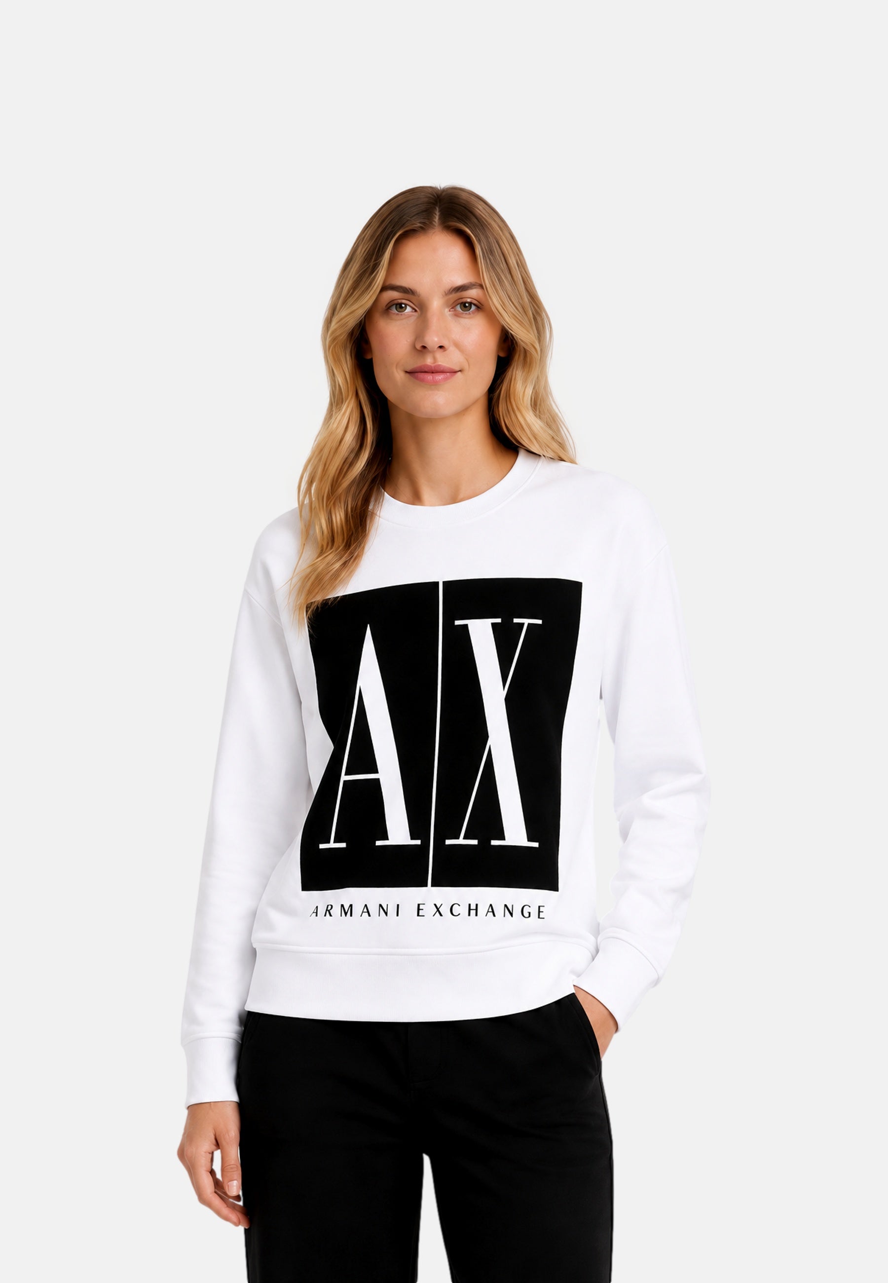 Armani Exchange Pullover ohne Kapuze