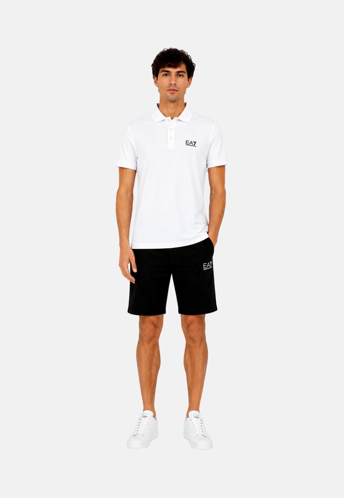 EA7 Emporio Armani Kurzarmshirt mit Polokragen SLIM
