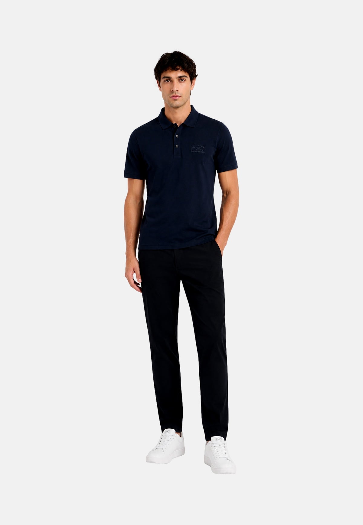 EA7 Emporio Armani Kurzarmshirt mit Polokragen