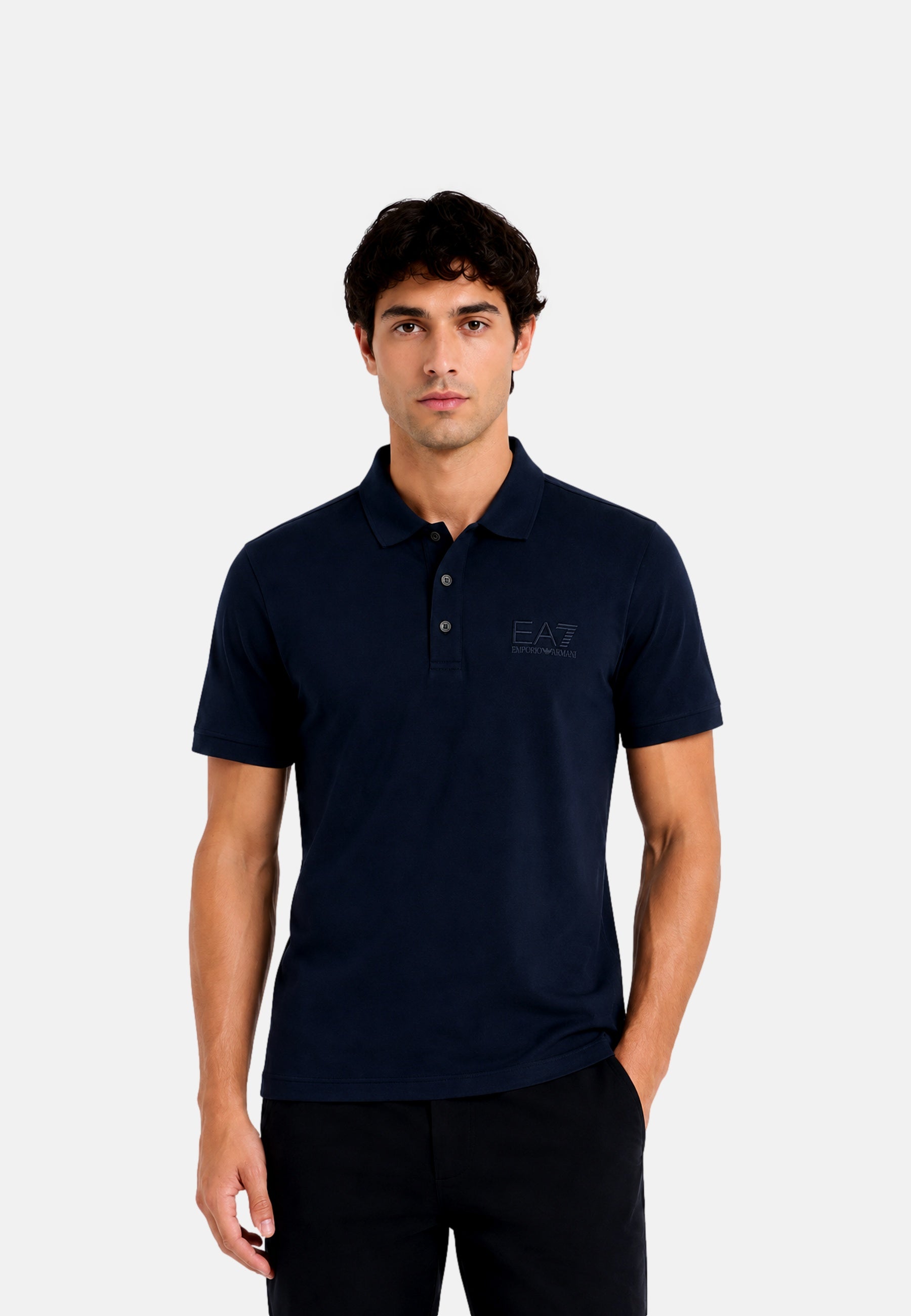 EA7 Emporio Armani Kurzarmshirt mit Polokragen