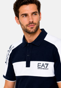 EA7 Emporio Armani Kurzarmshirt mit Polokragen