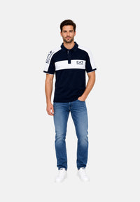 EA7 Emporio Armani Kurzarmshirt mit Polokragen