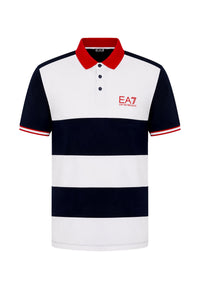 EA7 Emporio Armani Kurzarmshirt mit Polokragen