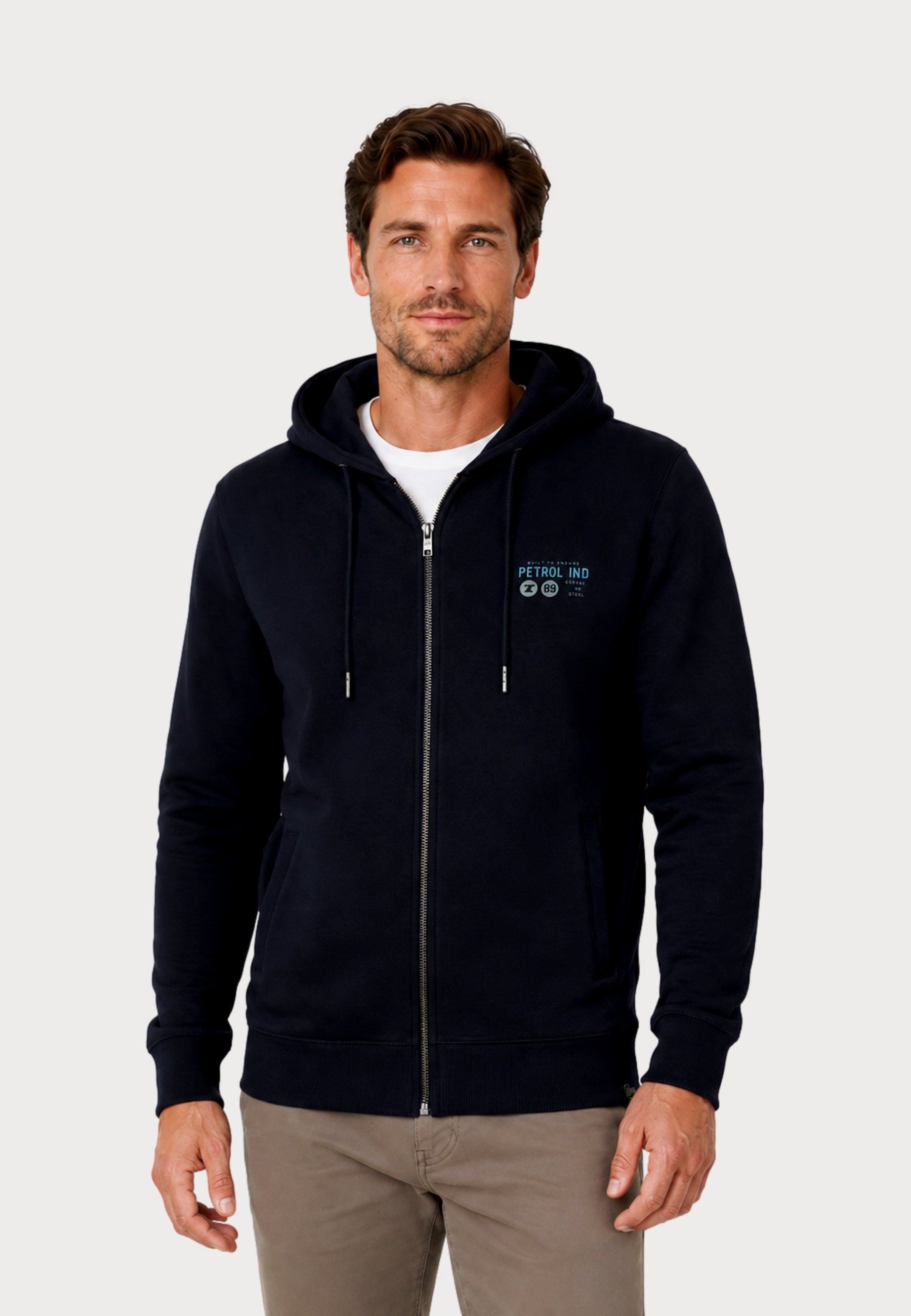 Petrol Industries Sweater Collar Zip Hoodie