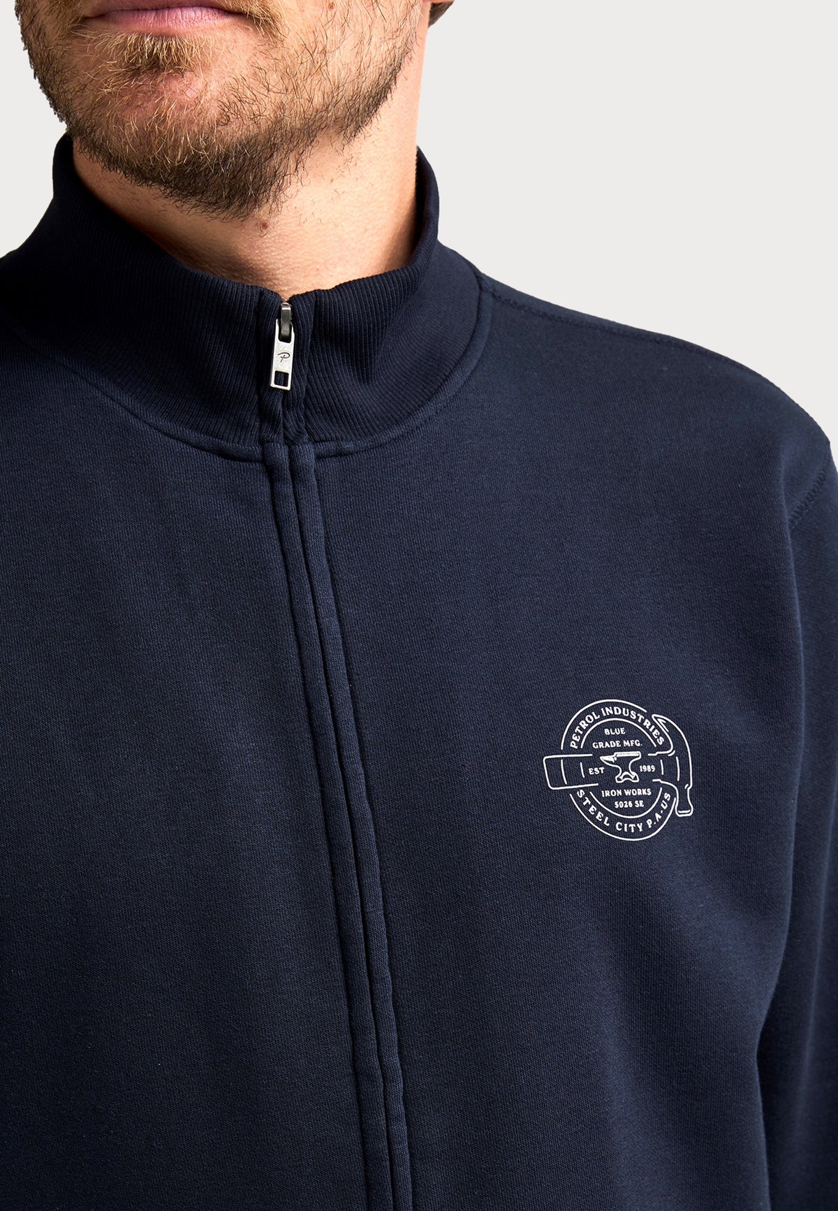 Petrol Industries Sweater Collar Zip