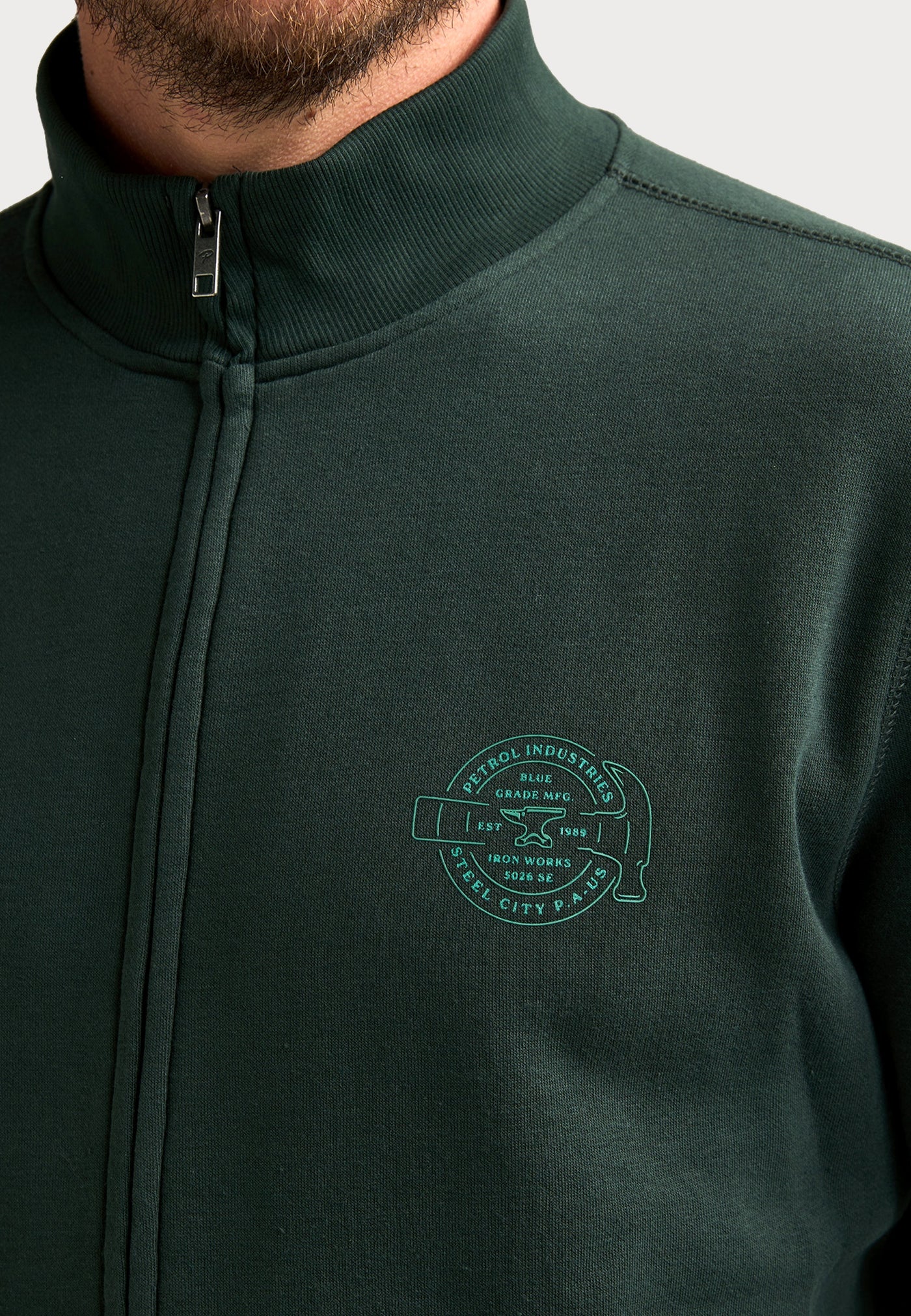 Petrol Industries Sweater Collar Zip