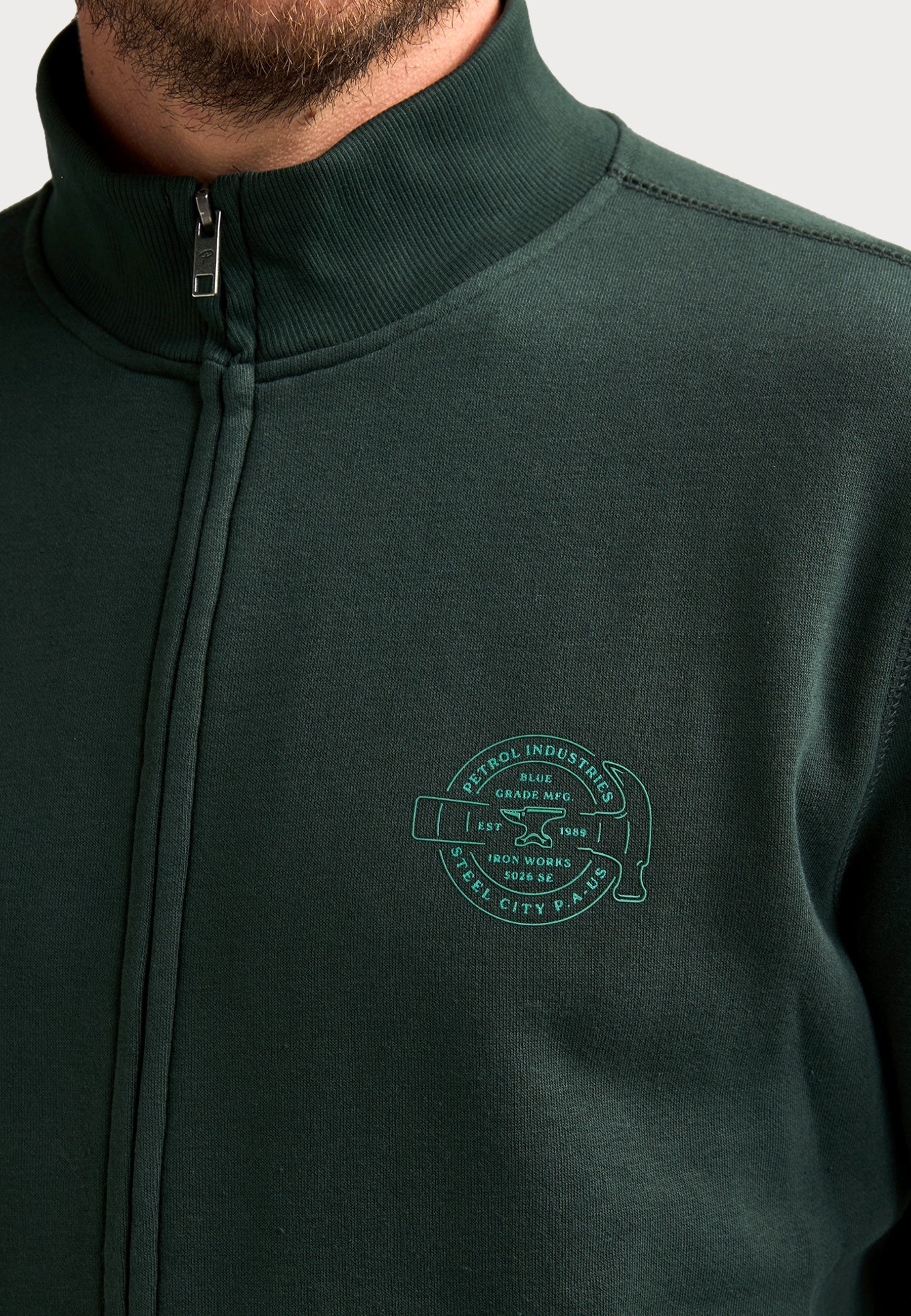 Petrol Industries Sweater Collar Zip