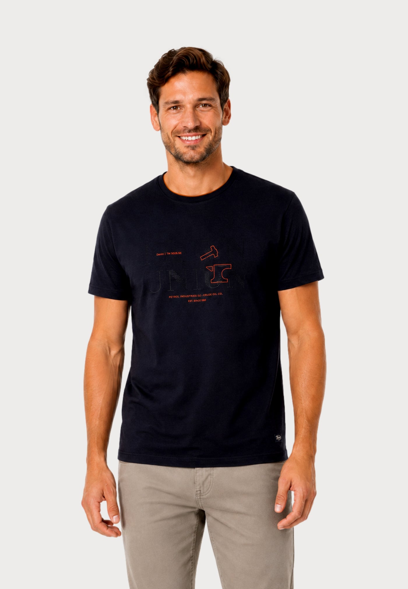 Petrol Industries Shortsleeve mit Classic Print