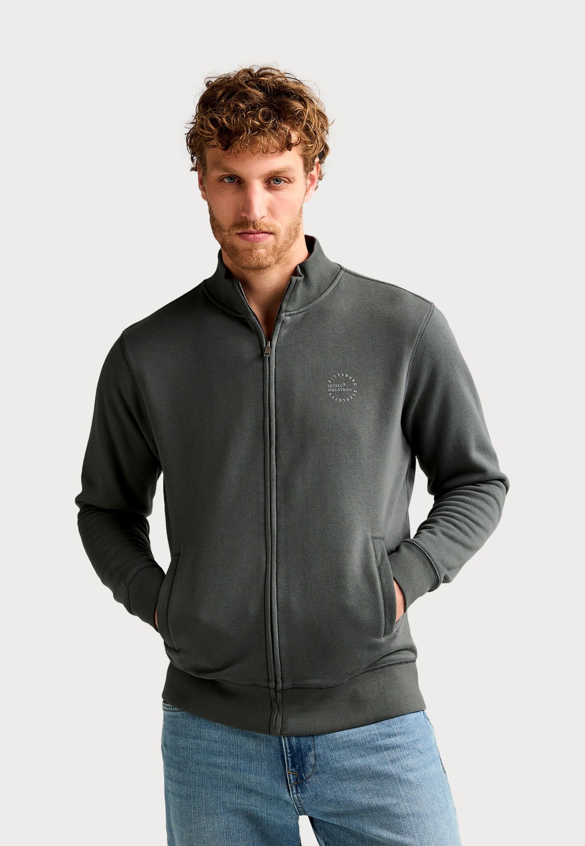 Petrol Industries Sweater Collar Zip