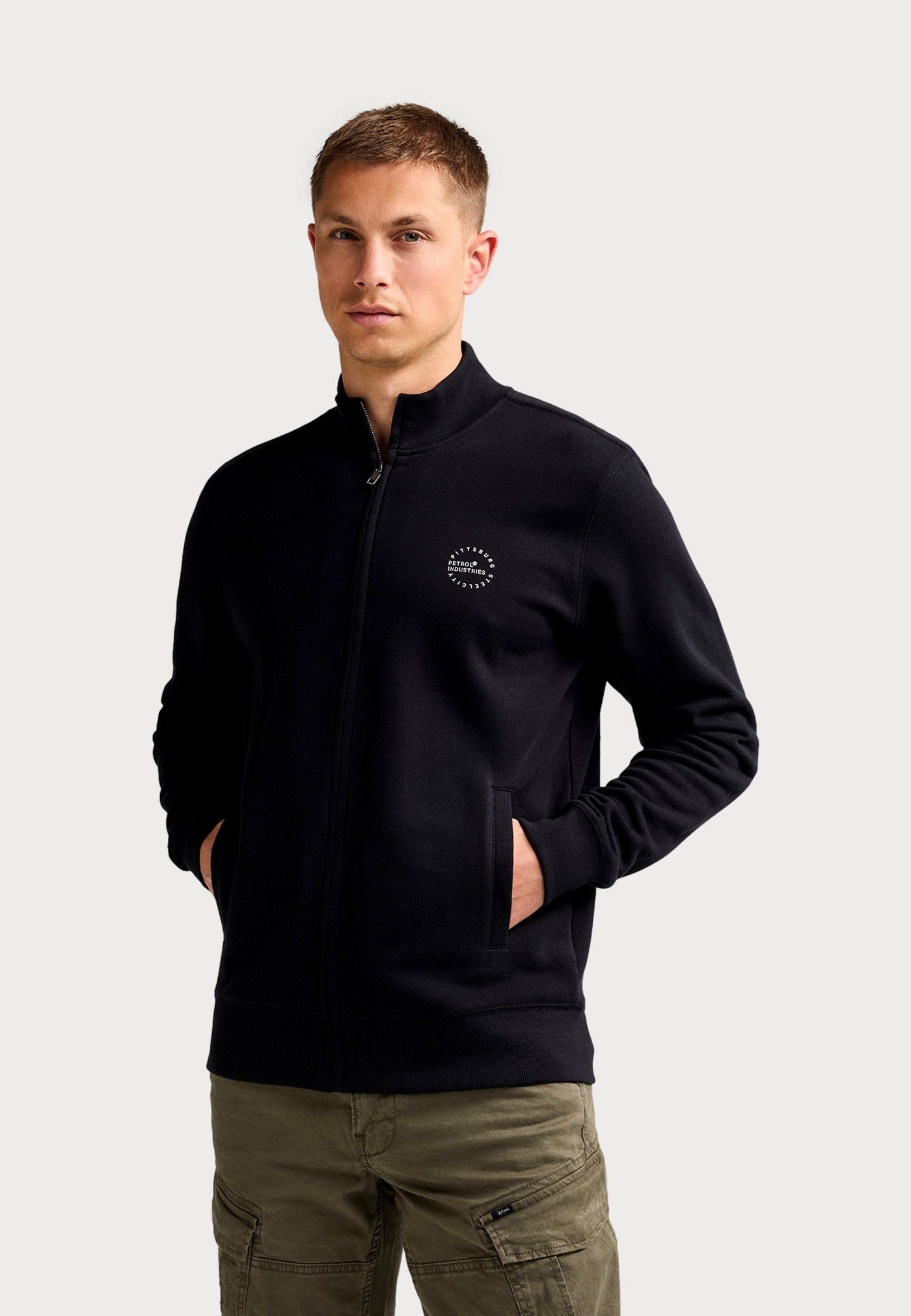 Petrol Industries Sweater Collar Zip