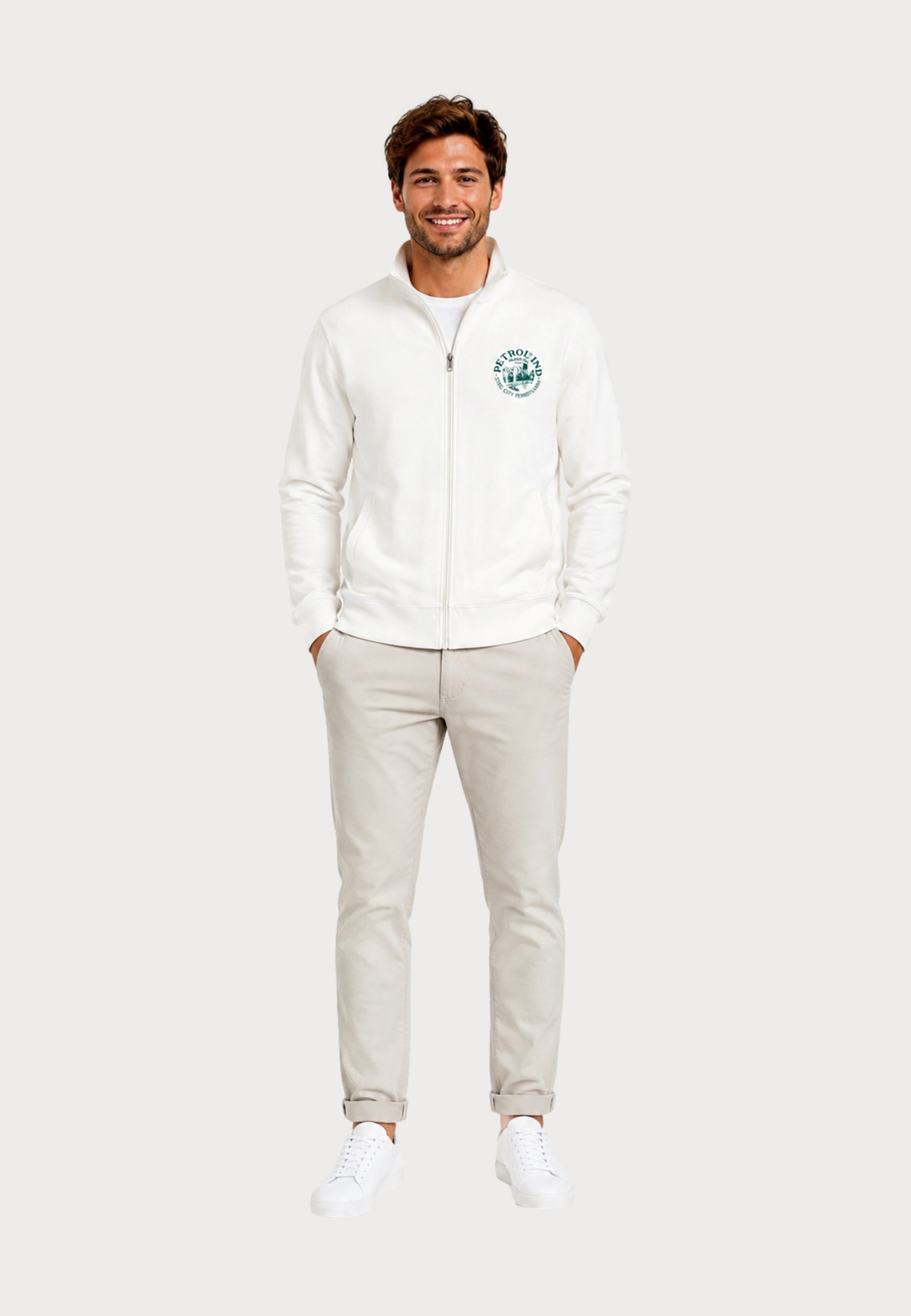 Petrol Industries Sweater Collar Zip