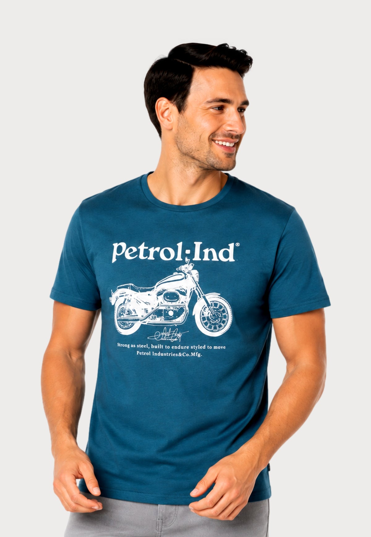 Petrol Industries Shortsleeve mit Classic Print