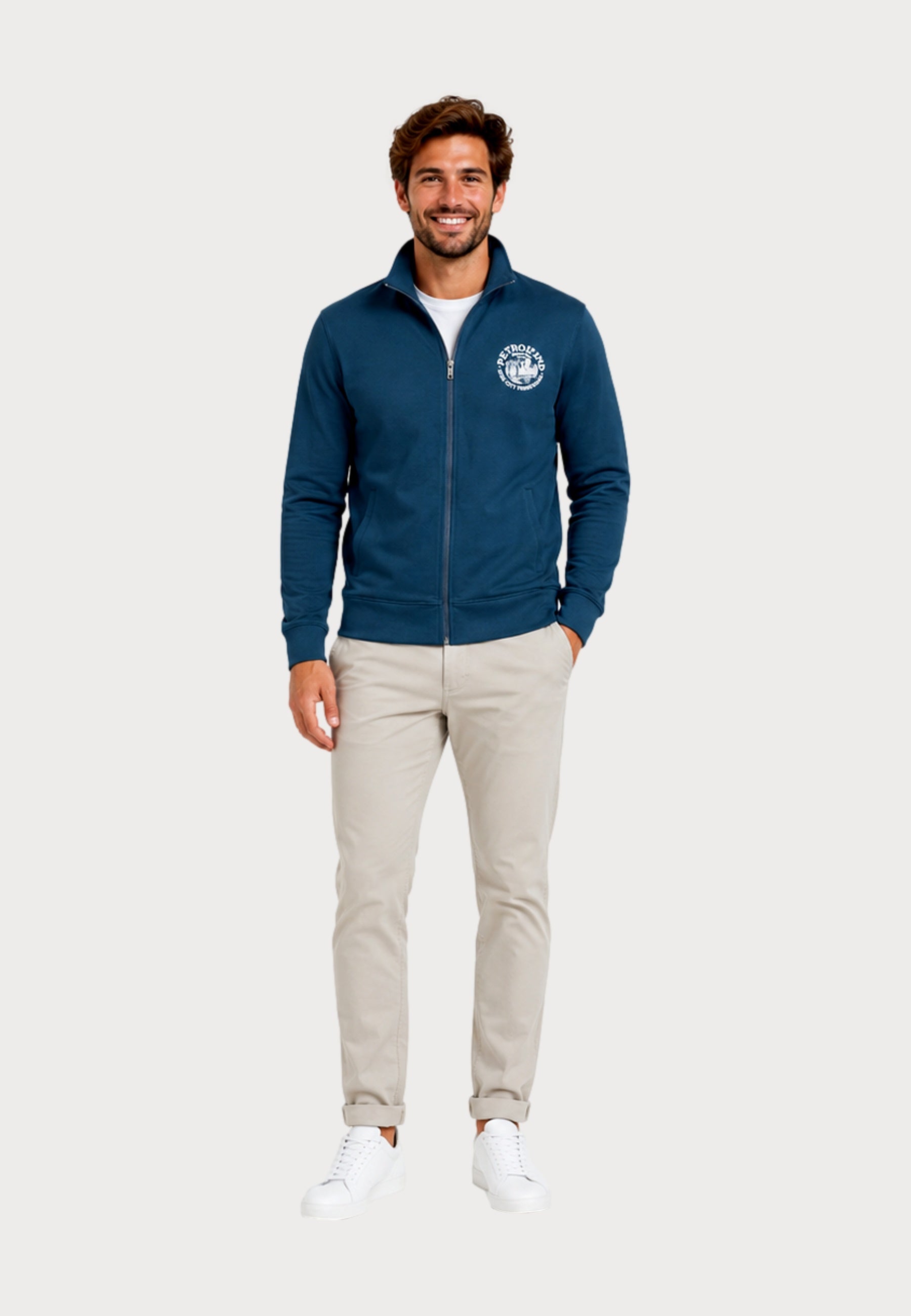 Petrol Industries Sweater Collar Zip