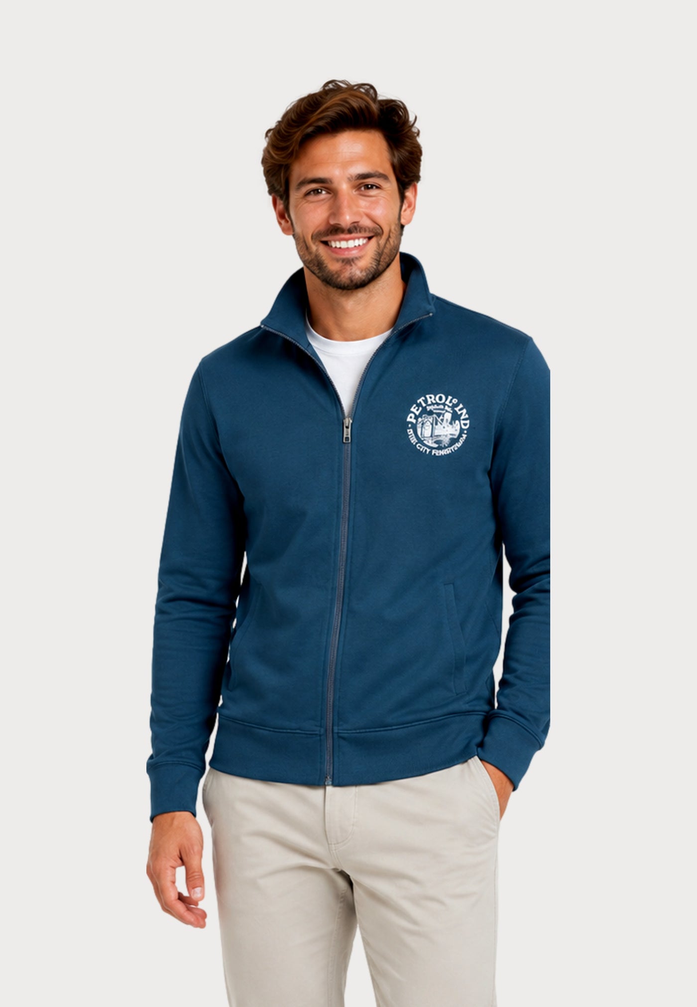 Petrol Industries Sweater Collar Zip
