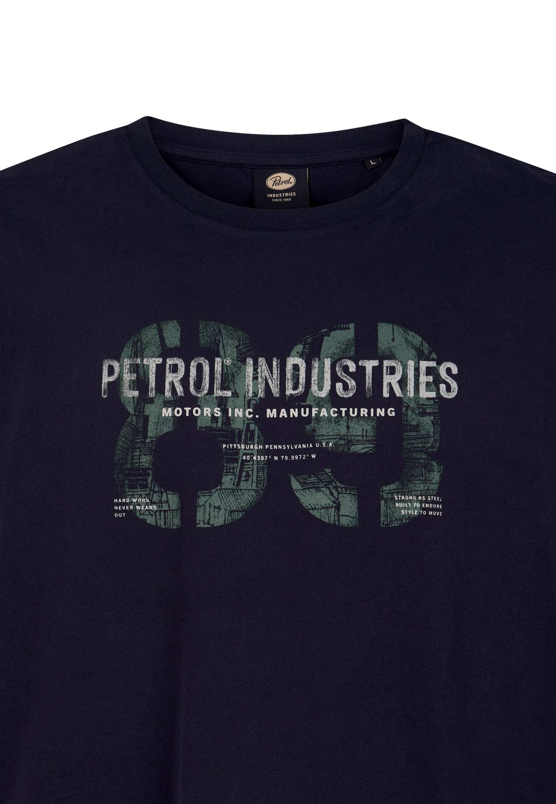 Petrol Industries Shortsleeve mit Print