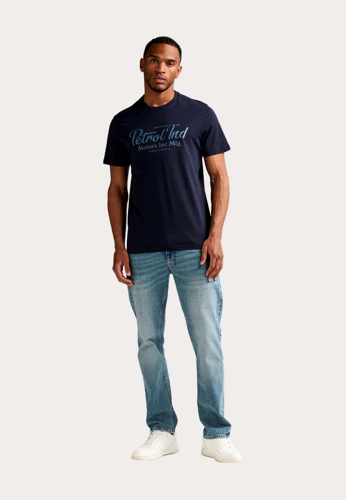 Petrol Industries Shortsleeve mit Classic Print