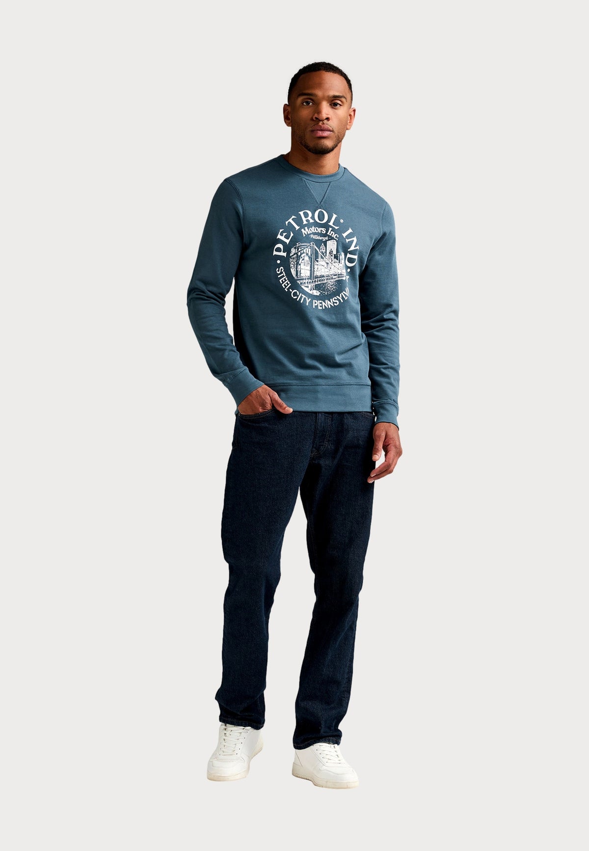 Petrol Industries Sweater Round Neck Print