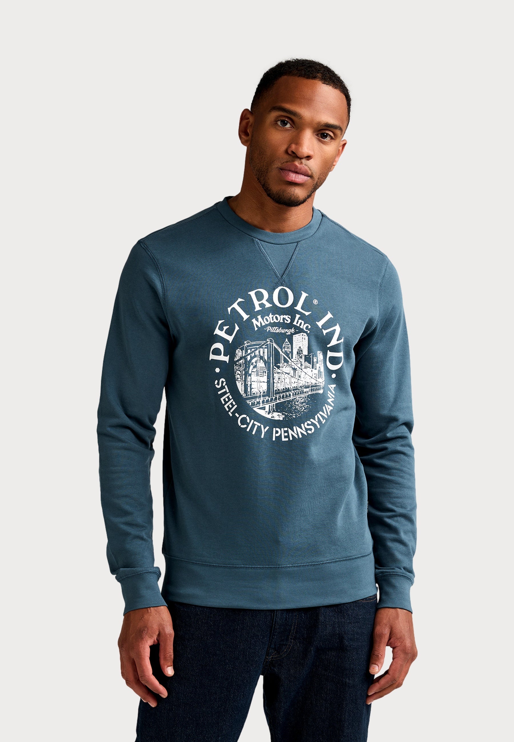 Petrol Industries Sweater Round Neck Print