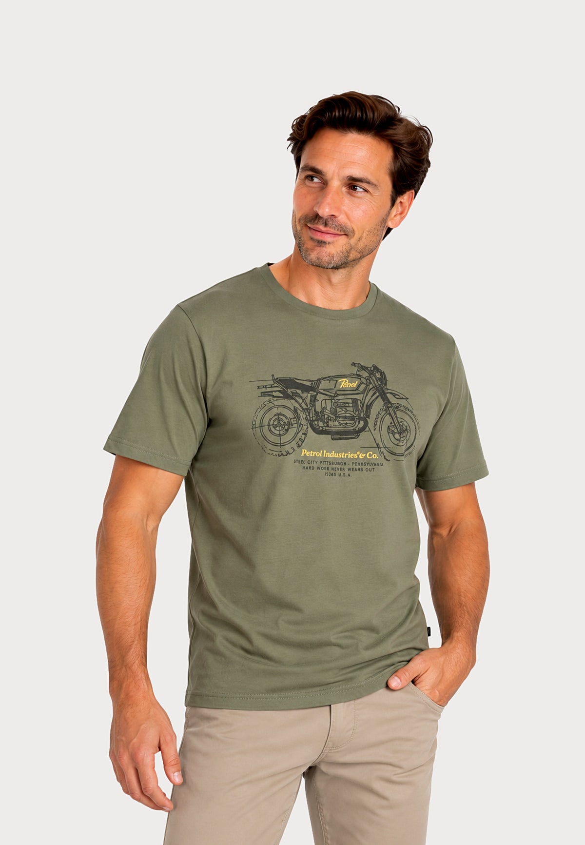 Petrol Industries Shortsleeve mit Classic Print