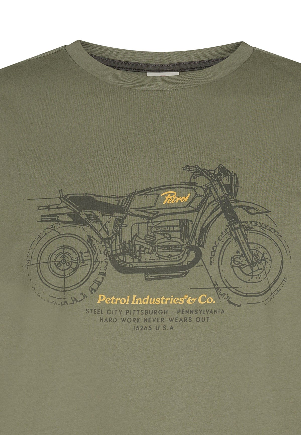 Petrol Industries Shortsleeve mit Classic Print