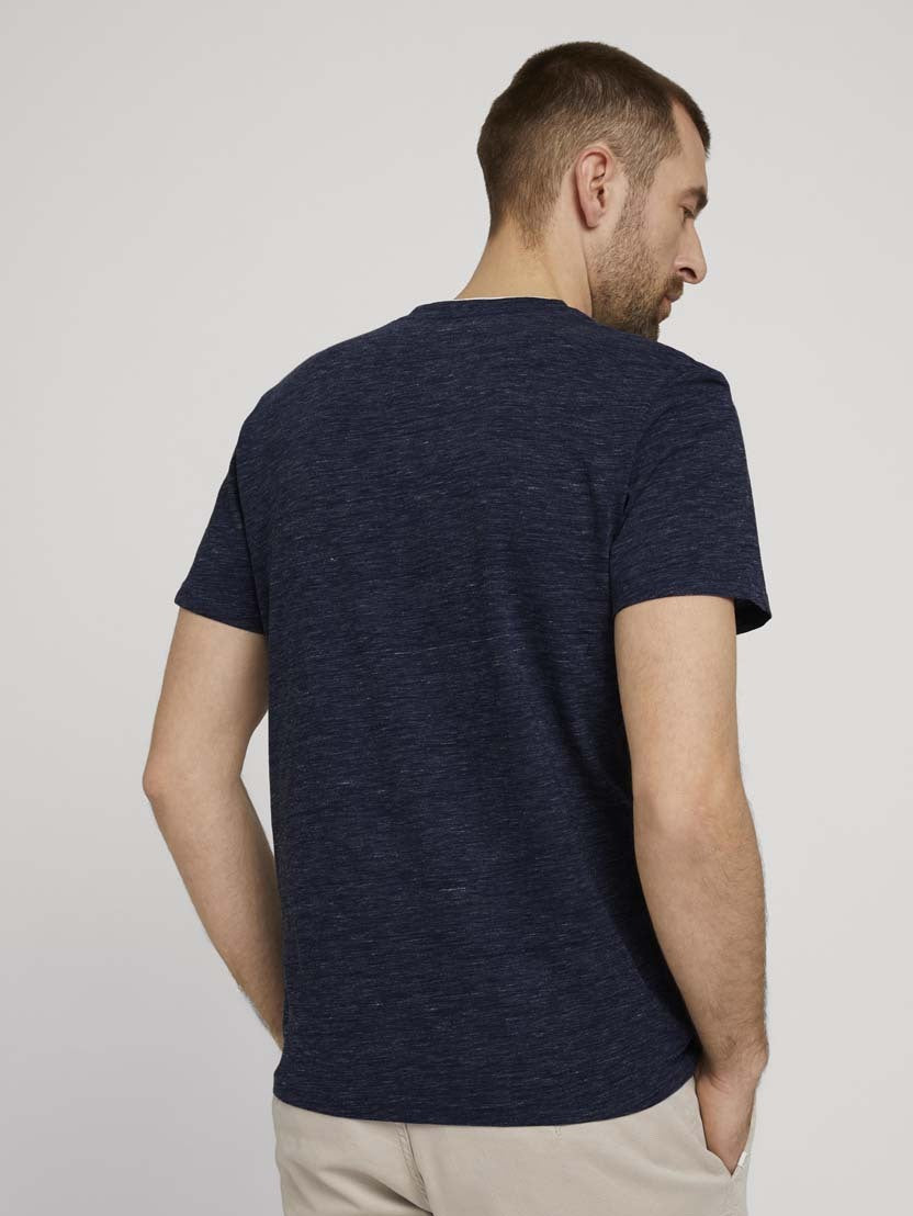 Tom Tailor T-Shirt mit Streifenstruktur