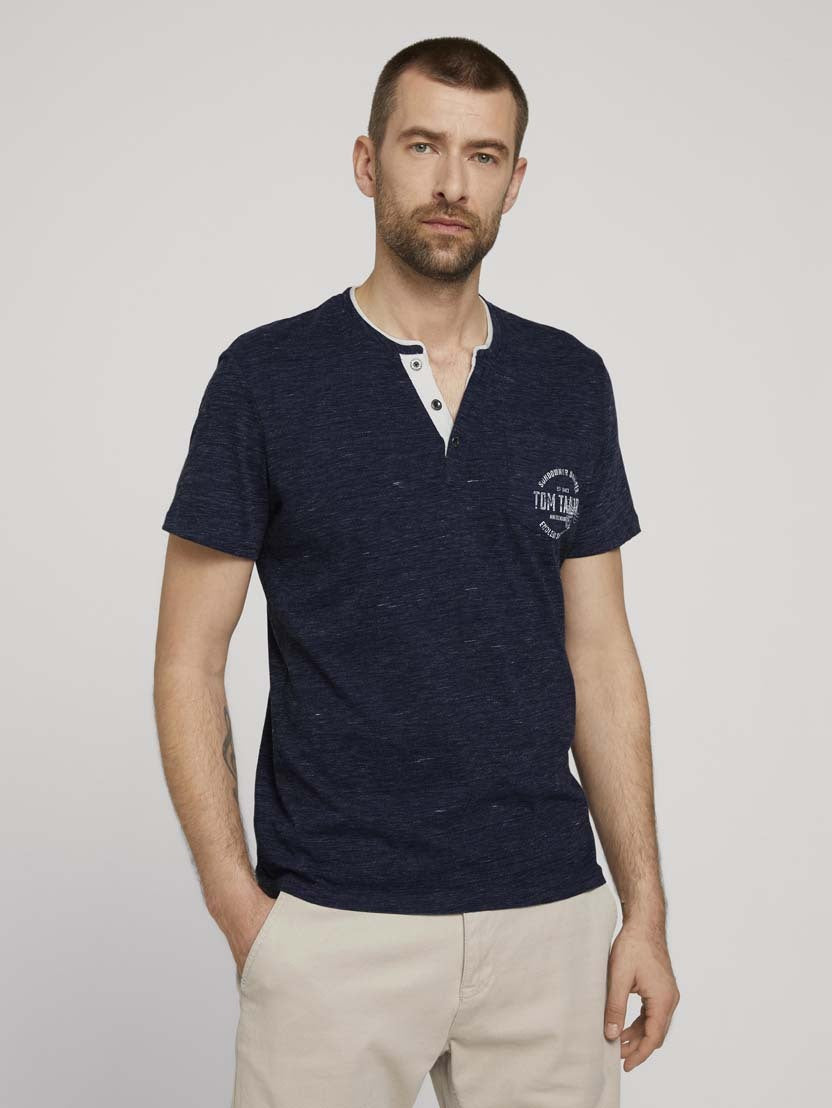 Tom Tailor T-Shirt mit Streifenstruktur