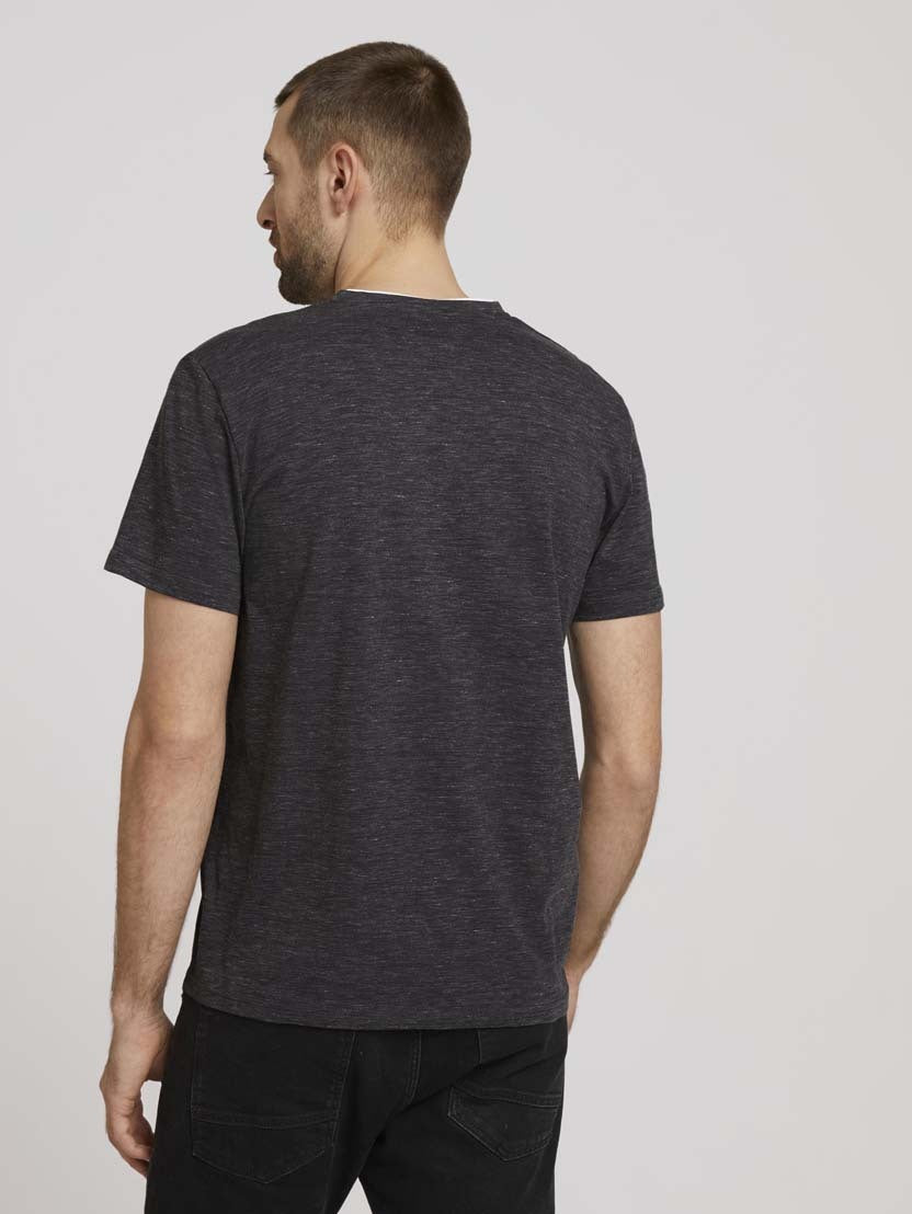 Tom Tailor T-Shirt mit Streifenstruktur