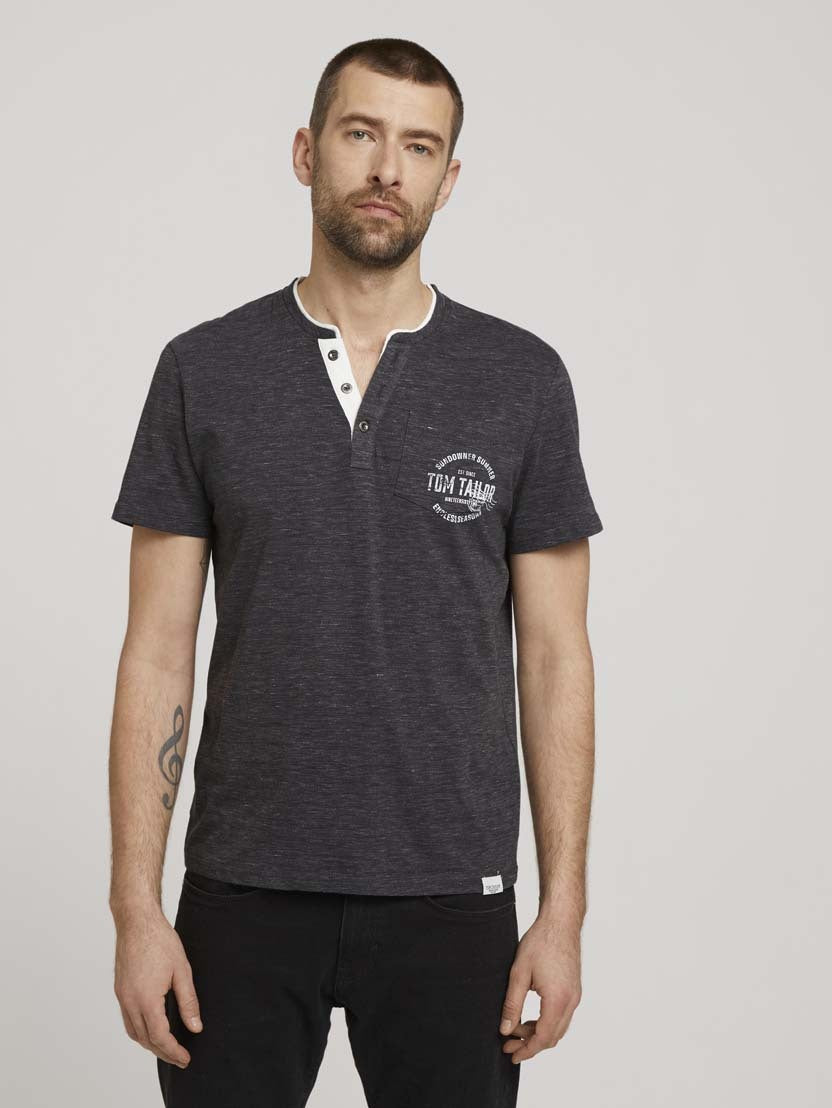 Tom Tailor T-Shirt mit Streifenstruktur