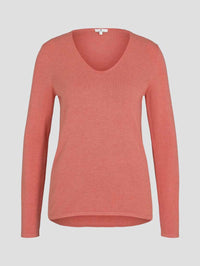 Tom Tailor Pullover mit V-Ausschnitt