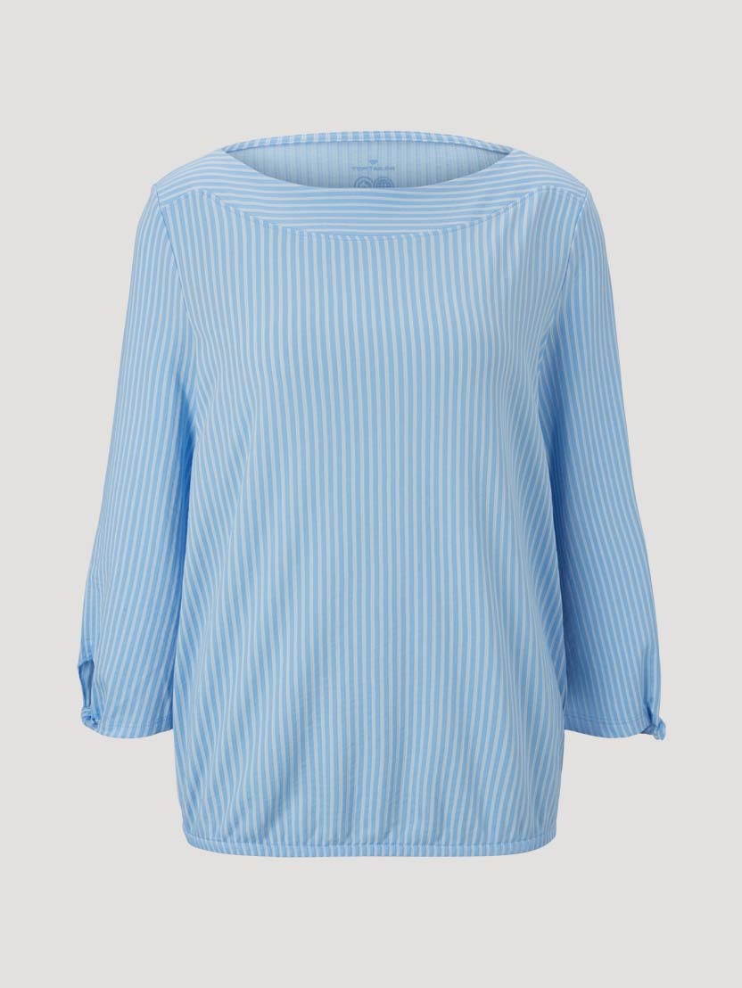 Tom Tailor gestreiftes Shirt Bio-Baumwolle