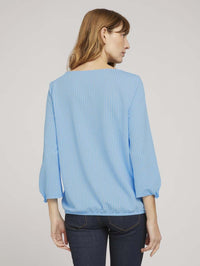 Tom Tailor gestreiftes Shirt Bio-Baumwolle