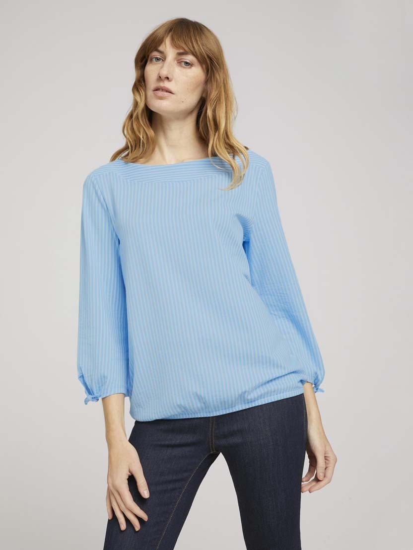 Tom Tailor gestreiftes Shirt Bio-Baumwolle