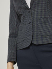 Tom Tailor Blazer Slim Fit Hahnentritt-Muster