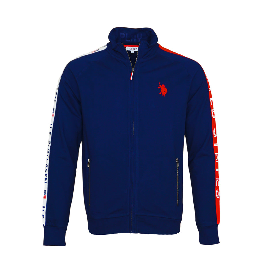 U.S. POLO Jacke Sweatjacke Zipper mit Logo