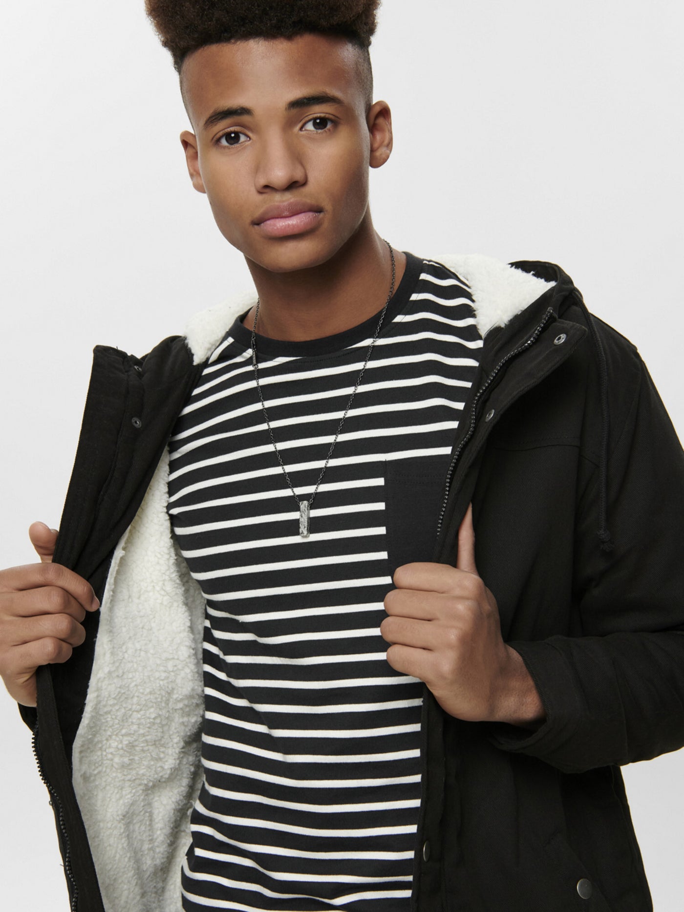 Only & Sons Alex Teddy lange Jacke
