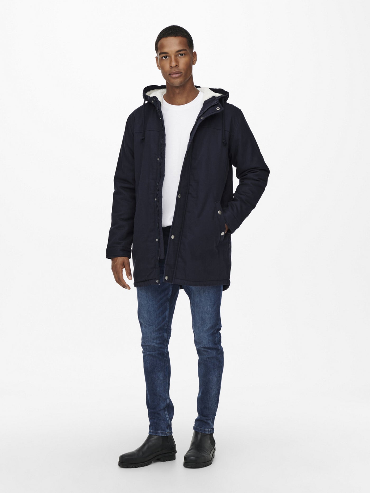 Only & Sons Alex Teddy lange Jacke