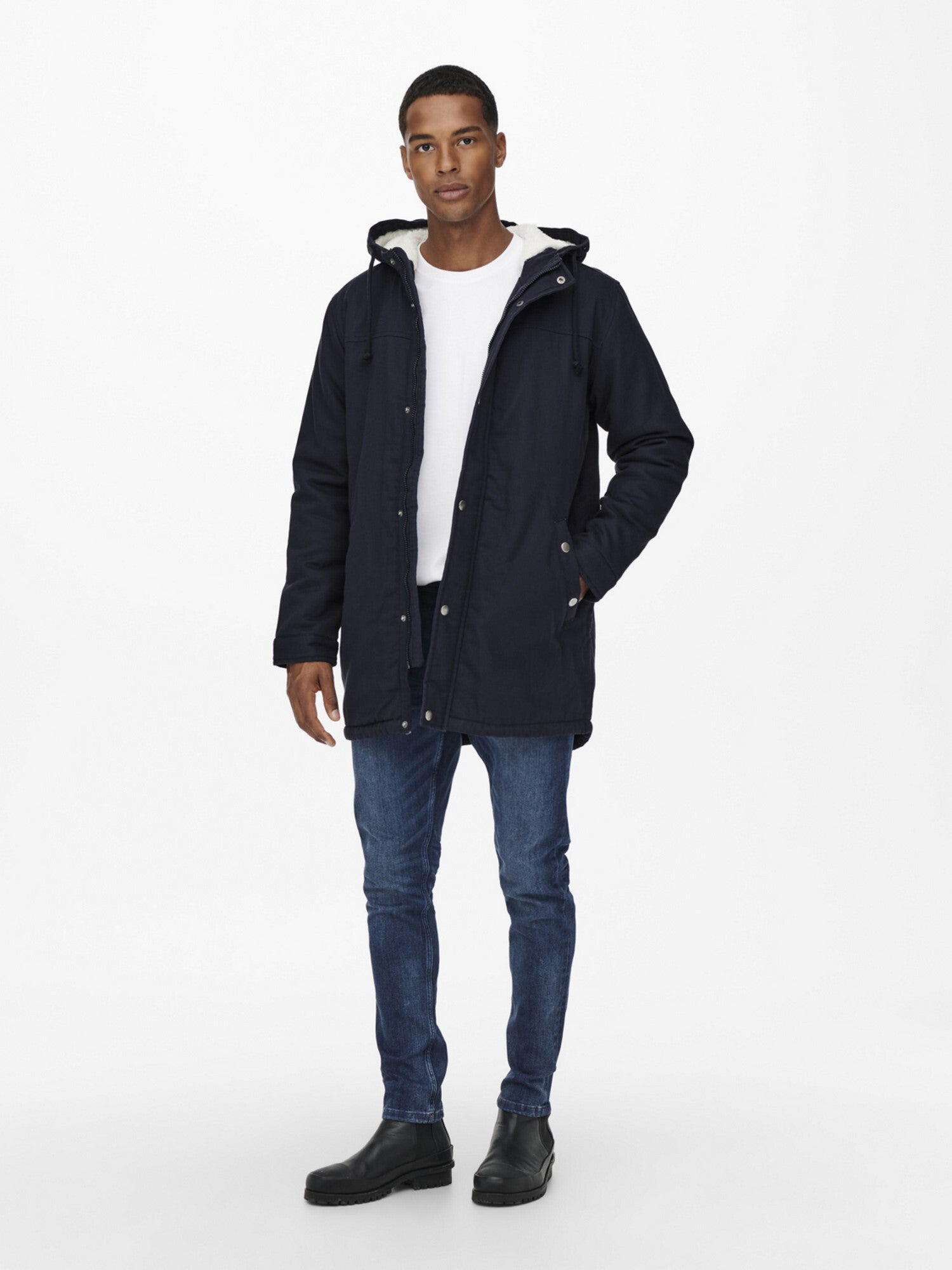 Only & Sons Alex Teddy lange Jacke