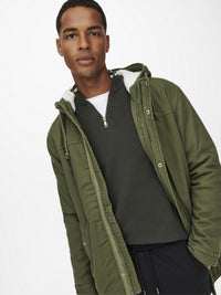 Only & Sons Alex Teddy lange Jacke