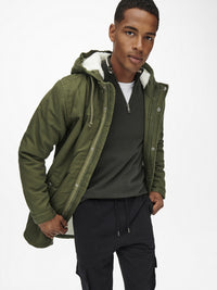 Only & Sons Alex Teddy lange Jacke