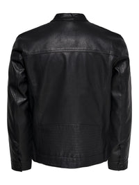 Only & Sons Al Pu Lederjacke