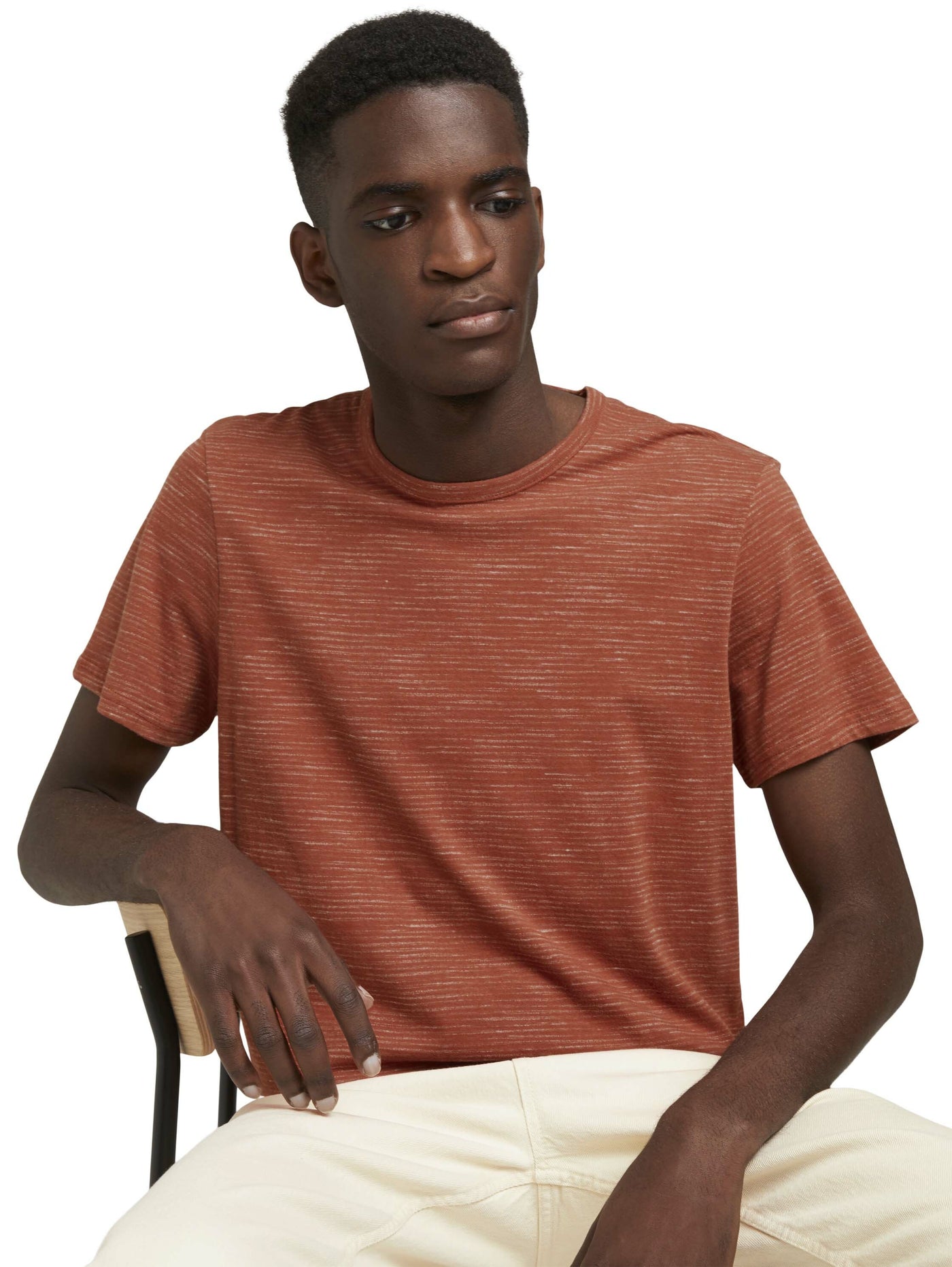 Tom Tailor Fein gestreiftes T-Shirt