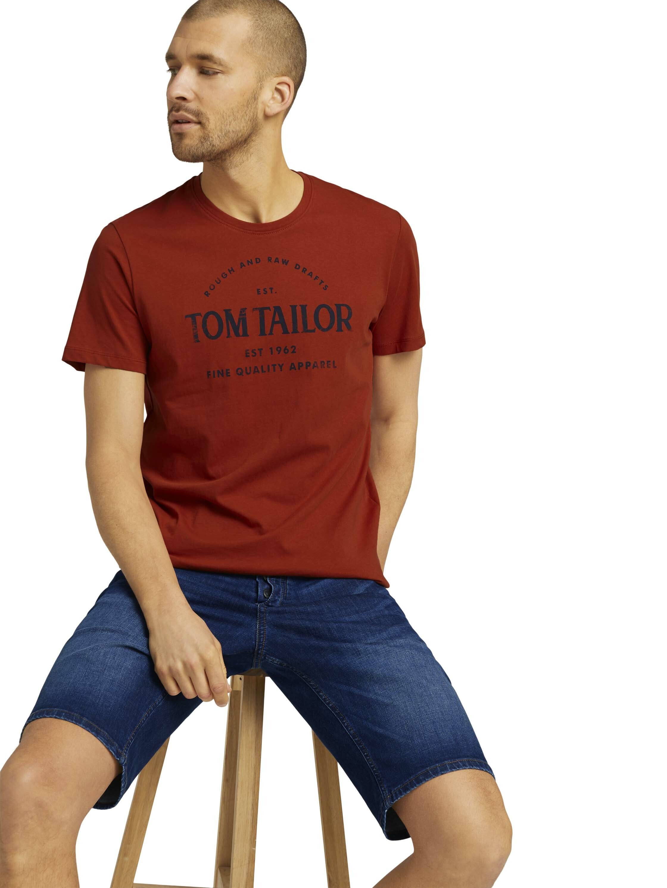 Tom Tailor Logo Print T-Shirt