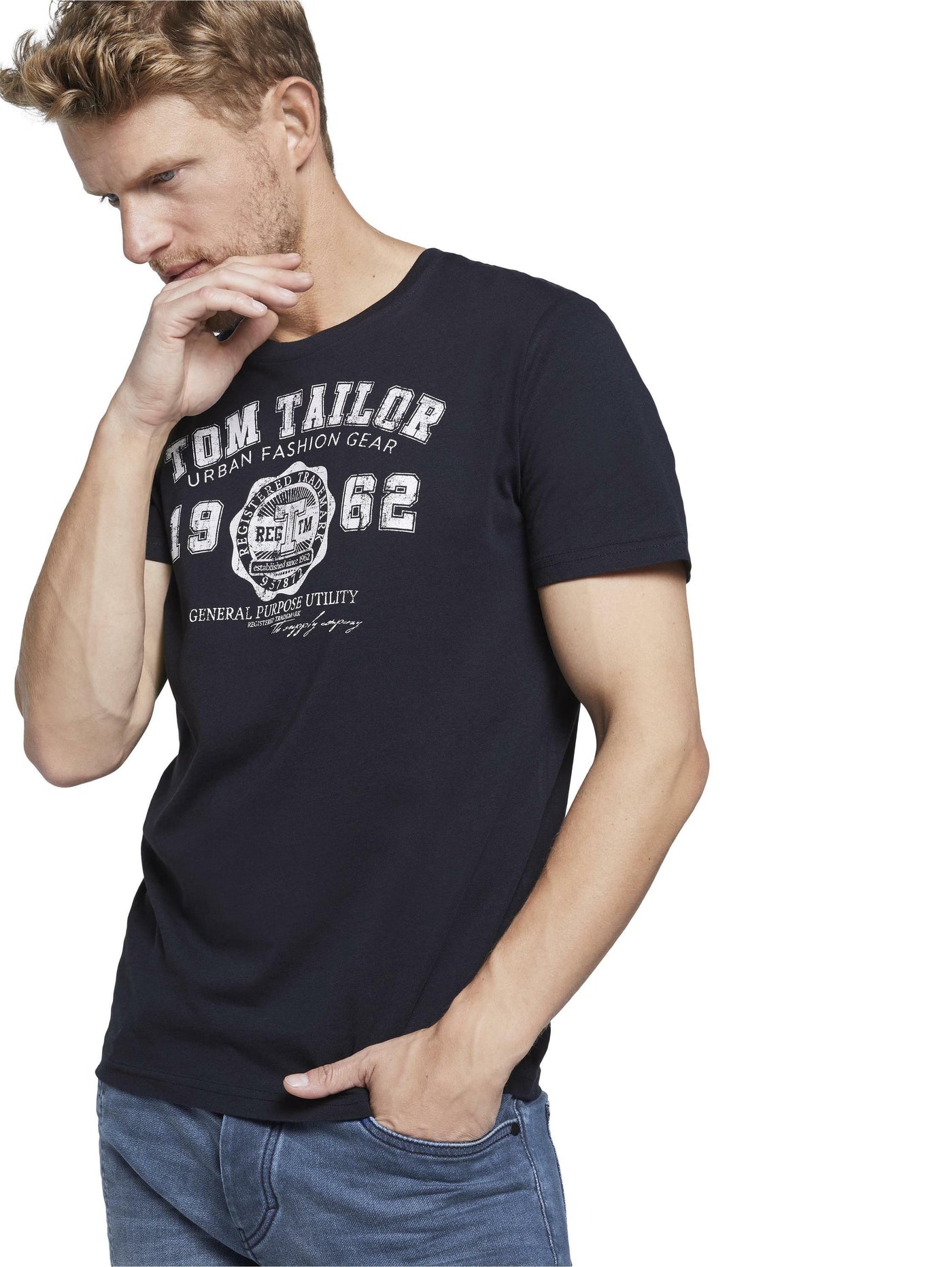 Tom Tailor T-Shirt mit Logo Print