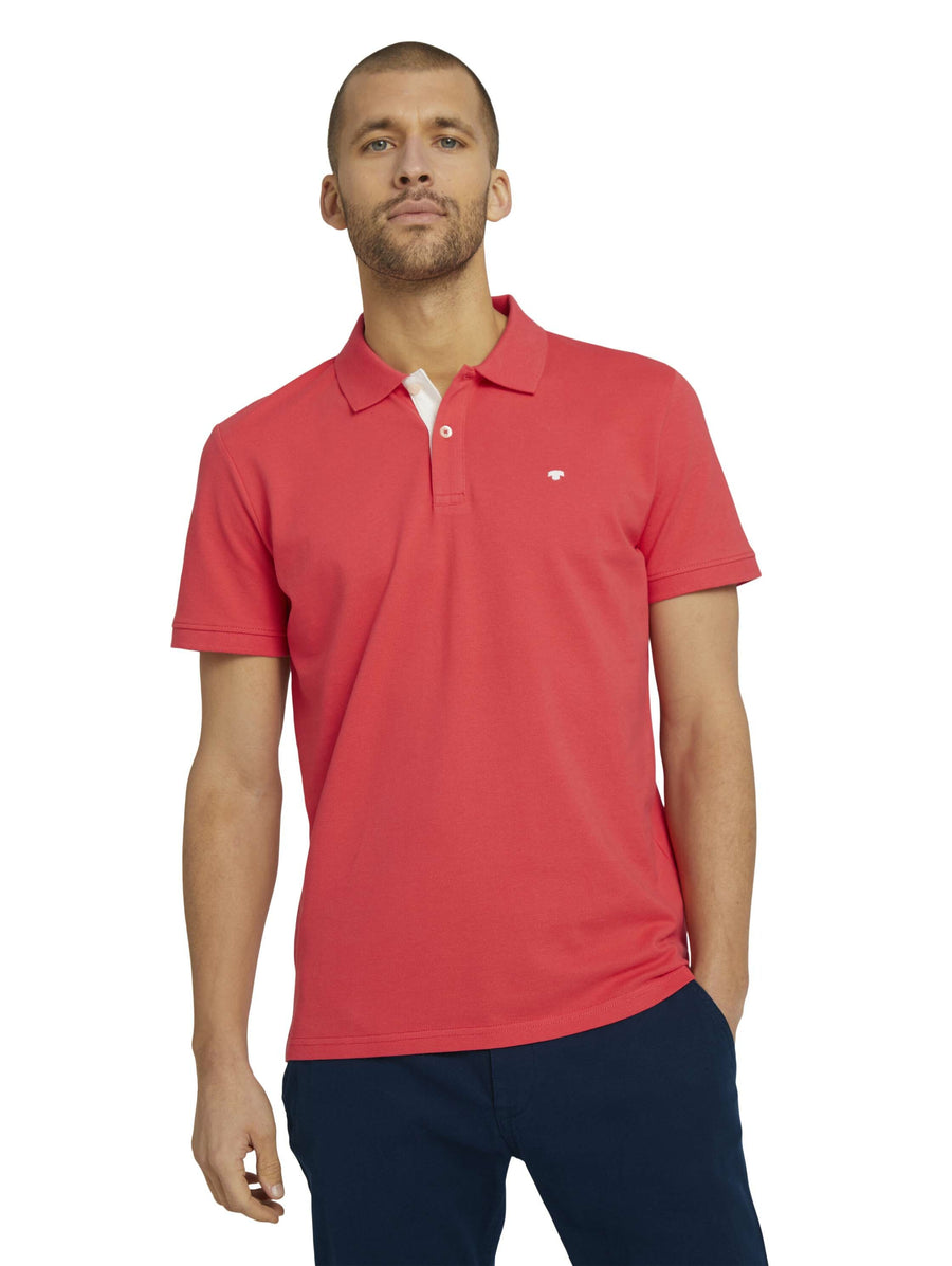 Tom Tailor basic polo with contrast Polo Shirt 1/2