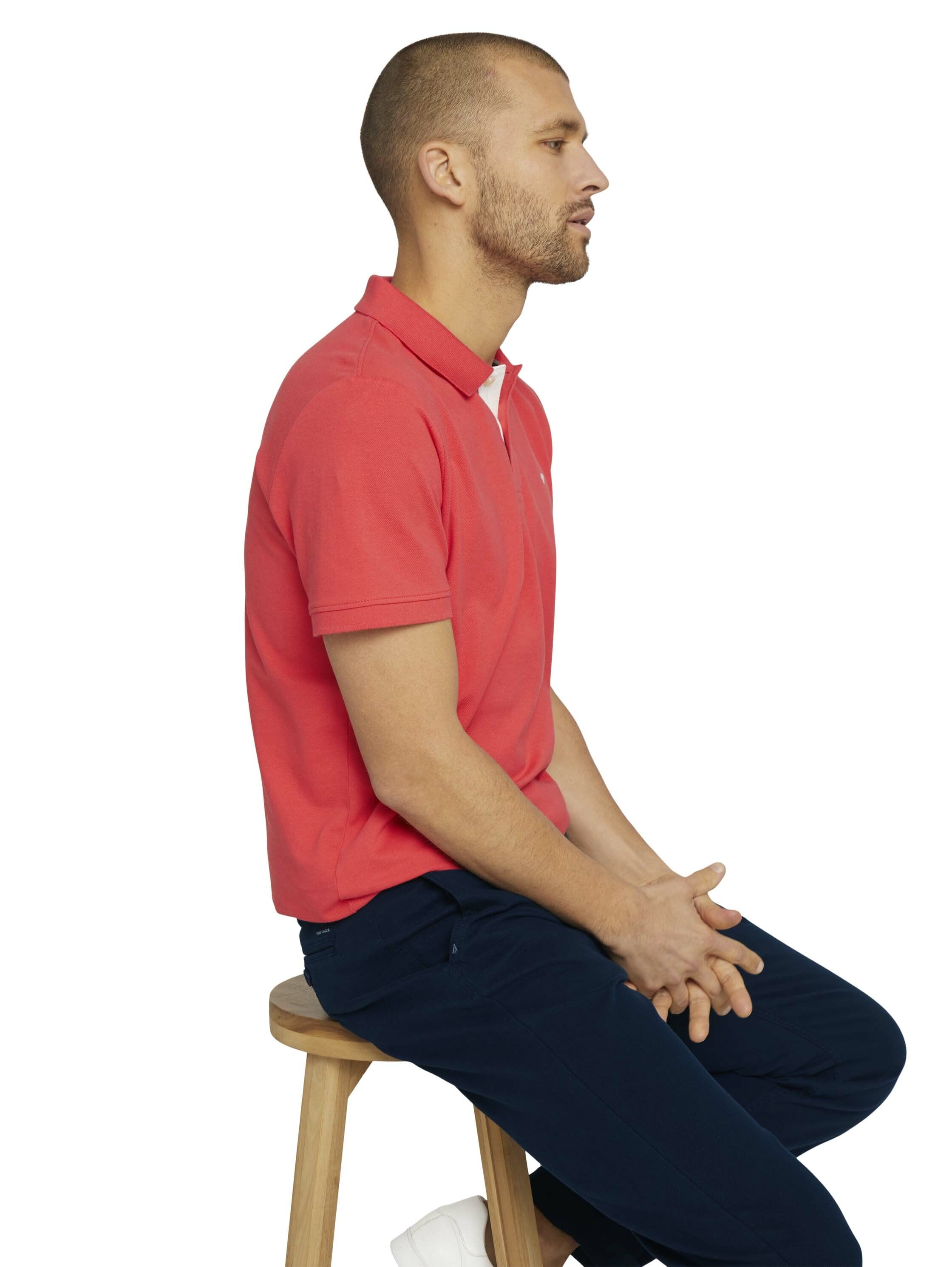 Tom Tailor basic polo with contrast Polo Shirt 1/2