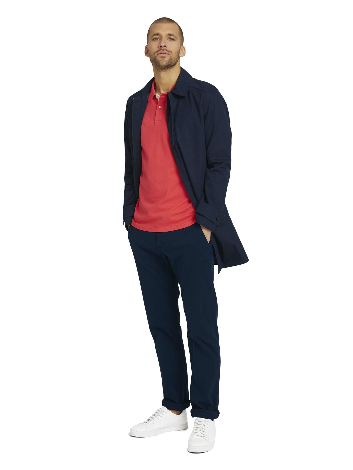 Tom Tailor basic polo with contrast Polo Shirt 1/2