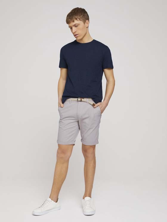 Tom Tailor Chino Shorts mit Gürtel