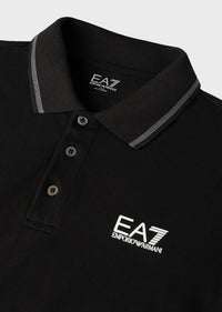EA7 Emporio Armani Poloshirt Langarm EA7 Shirt mit Polokragen