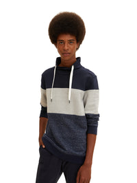 Tom Tailor Colour Blocking Pullover ohne Kapuze